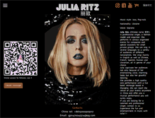 Tablet Screenshot of juliaritz.com